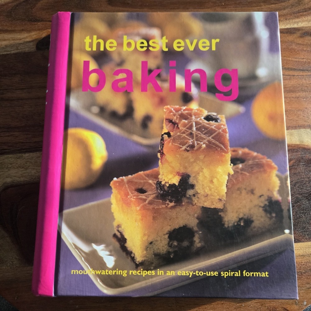 The Best Ever‎ Baking Mouthwatering Recipes Spiral-bound (Hardcover)